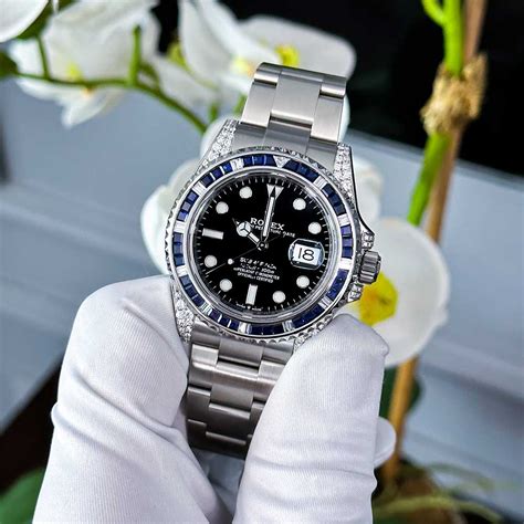 rolex submariner blue diamond